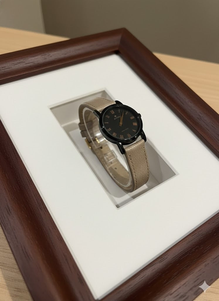 Premium Imported Classic Watch – Pure Aigner Leather Strap & Japanese Quartz Movement