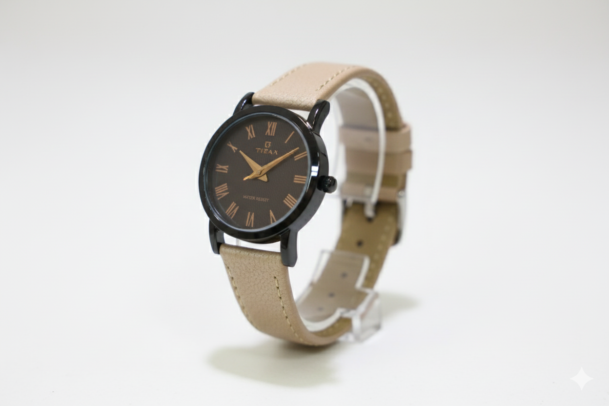 Premium Imported Classic Watch – Pure Aigner Leather Strap & Japanese Quartz Movement