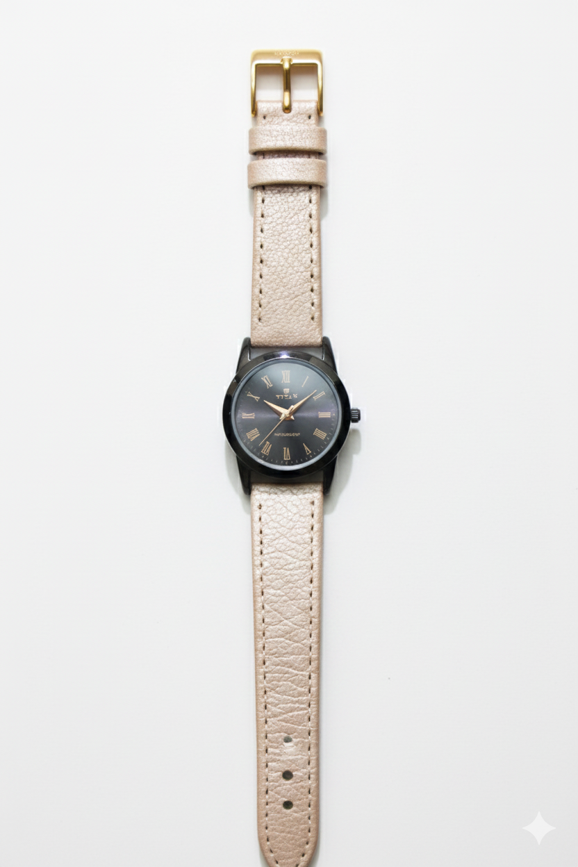 Premium Imported Classic Watch – Pure Aigner Leather Strap & Japanese Quartz Movement