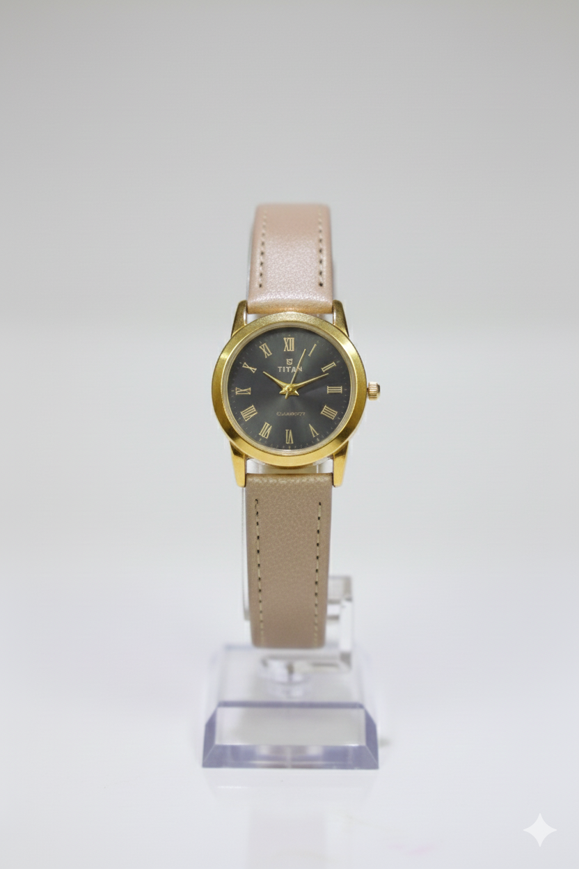 Premium Imported Classic Watch – Pure Aigner Leather Strap & Japanese Quartz Movement