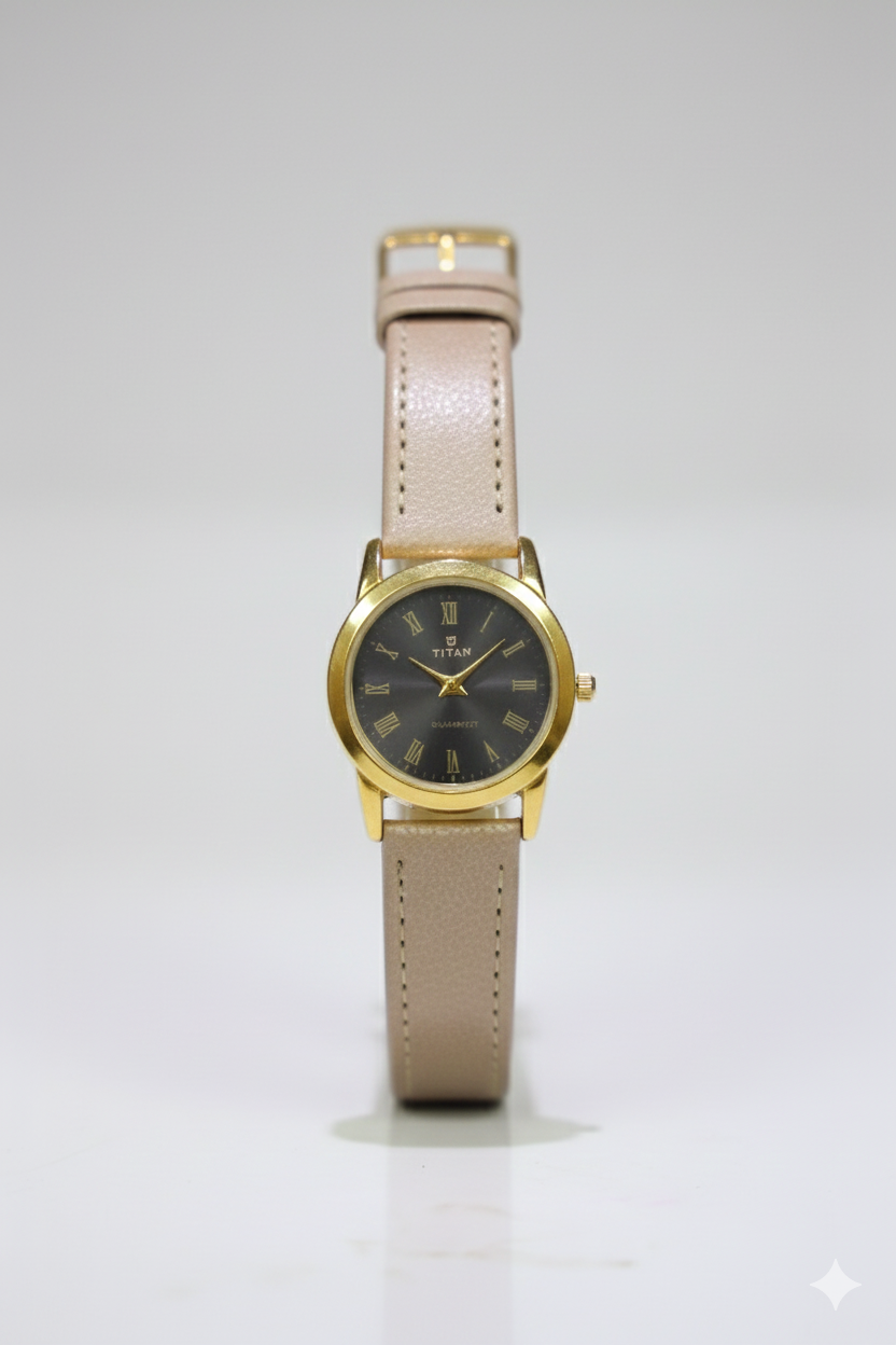Premium Imported Classic Watch – Pure Aigner Leather Strap & Japanese Quartz Movement