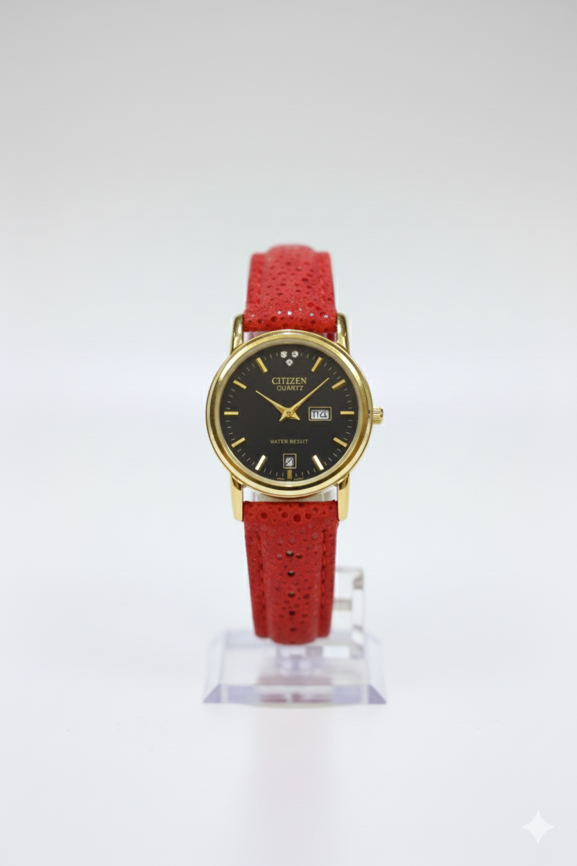 Premium Imported Classic Watch – Pure Aigner Leather Strap & Japanese Quartz Movement