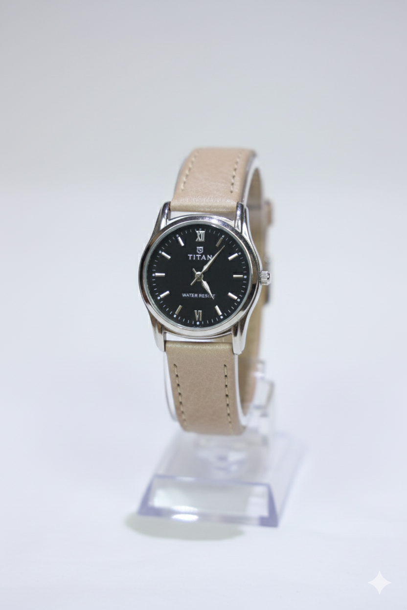 Premium Imported Classic Watch – Pure Aigner Leather Strap & Japanese Quartz Movement