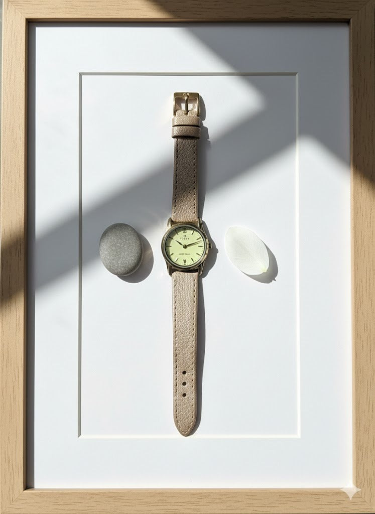 Premium Imported Classic Watch – Pure Aigner Leather Strap & Japanese Quartz Movement