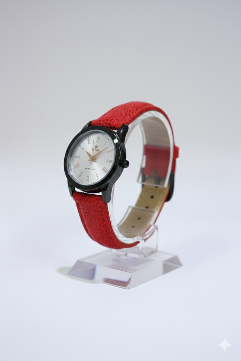 Premium Imported Classic Watch – Pure Aigner Leather Strap & Japanese Quartz Movement