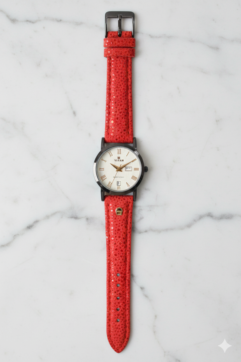 Premium Imported Classic Watch – Pure Aigner Leather Strap & Japanese Quartz Movement